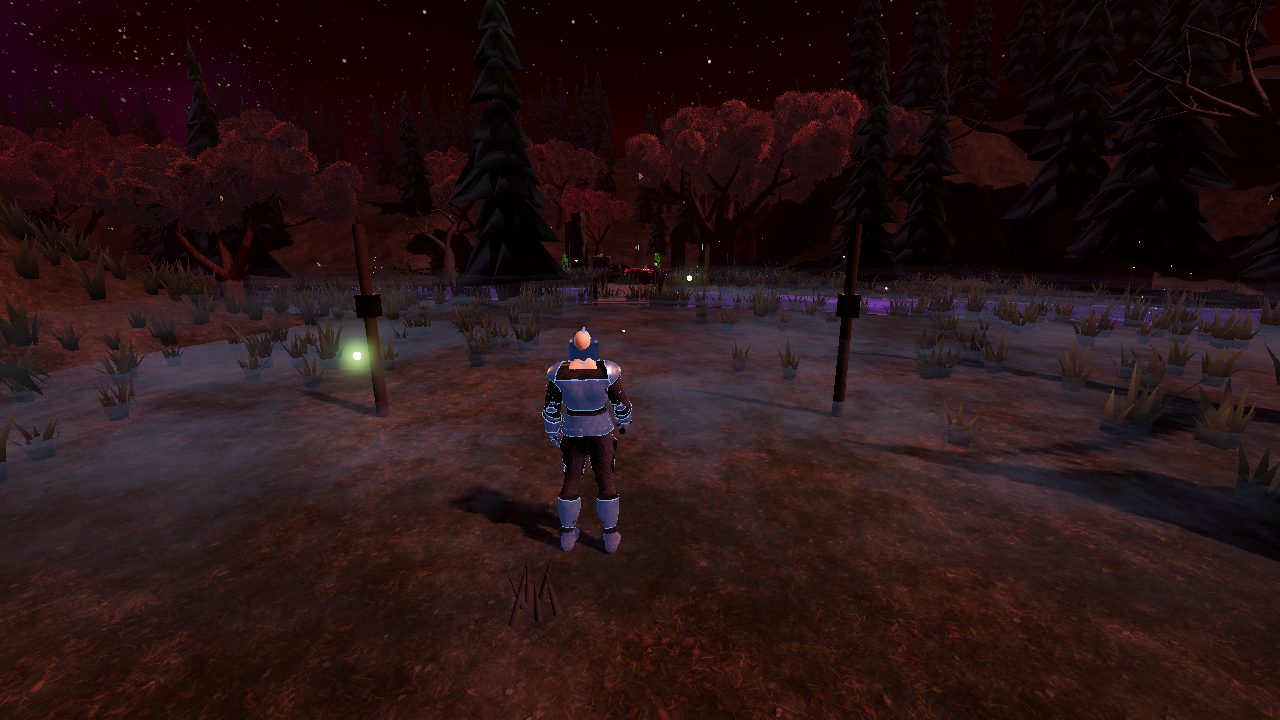 Blood Moon over the Cursed Forest