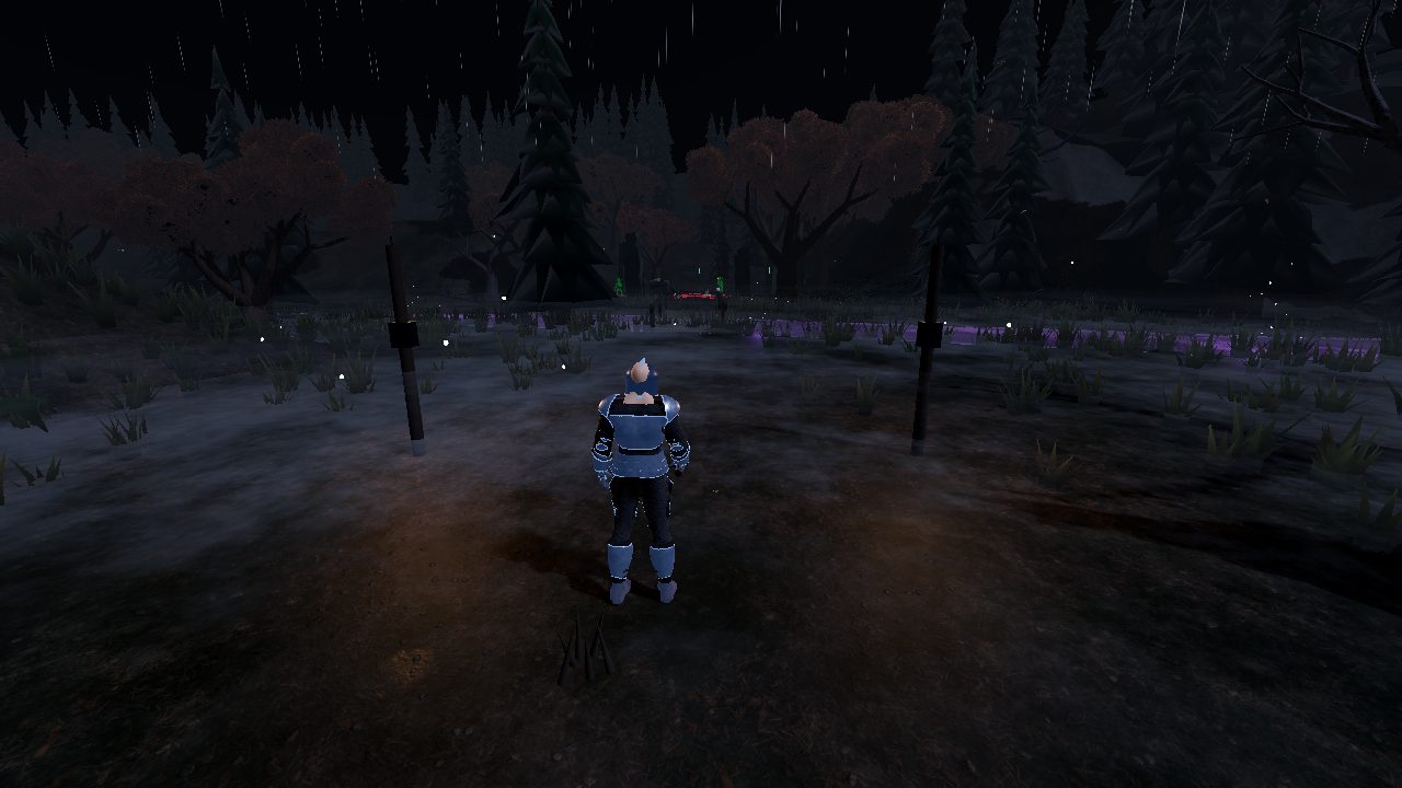 Rain over the Cursed Forest