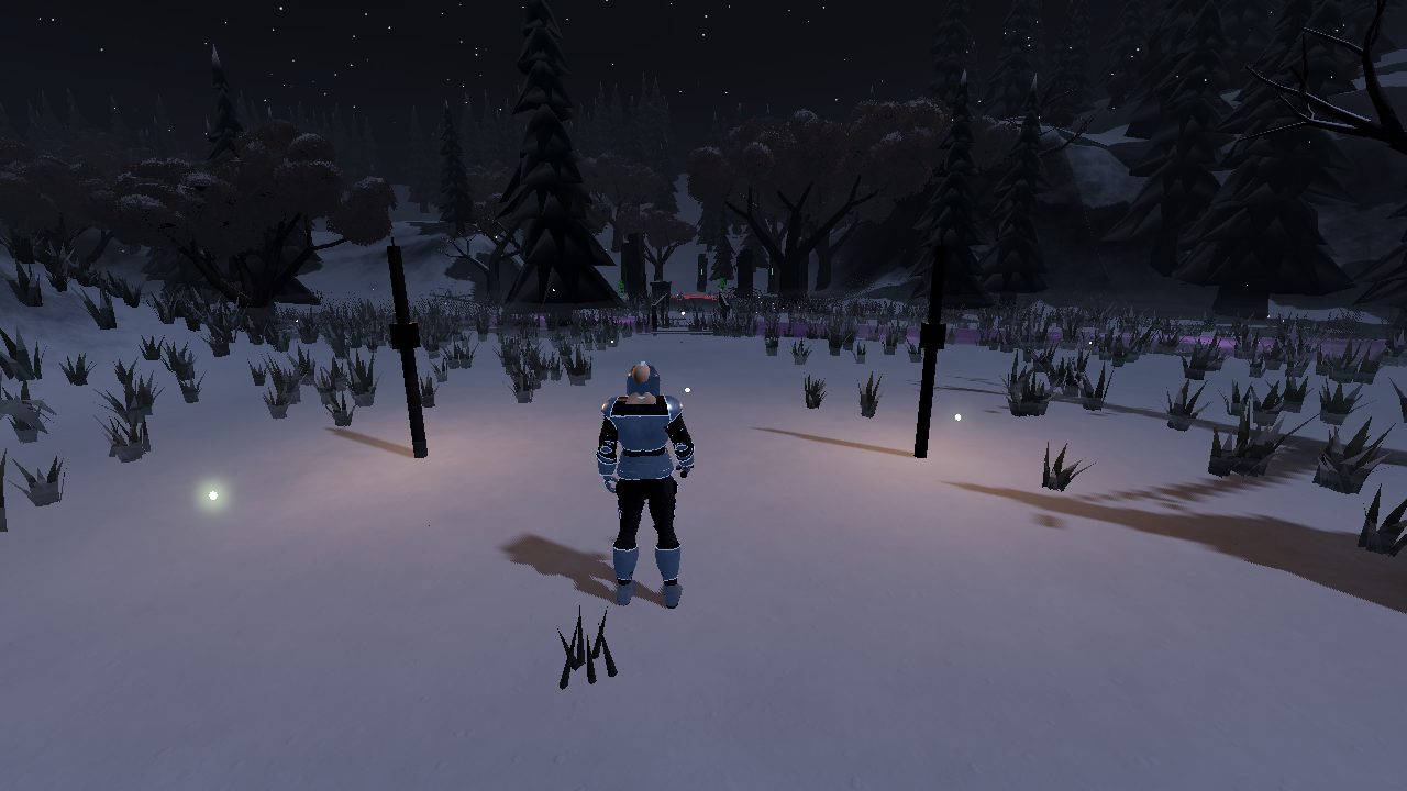 Snow over the Cursed Forest